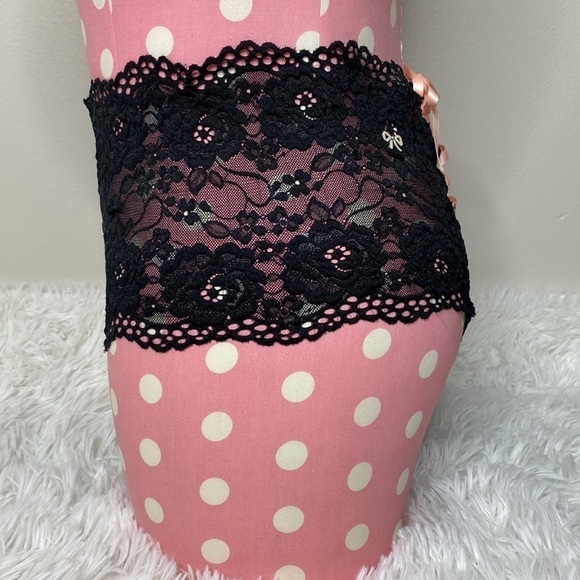 Vintage Victoria’s Secret high waisted lace corset back panty - Picture 2 of 6